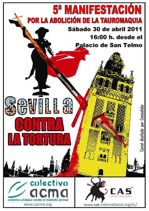 Sevilla 2011: Manifestación antitaurina